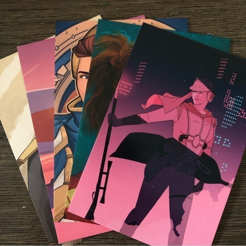 Disney Star Wars: Women of Star Wars postcards bundle #20 (Set of 5)